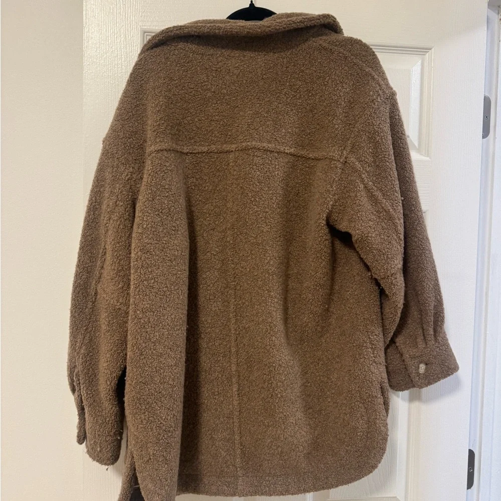 NWOT Madewell Tan Fleece-Lined Jacket - Picture 4 of 5